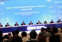 PT Bank Rakyat Indonesia (Persero) Tbk atau BRI mengadakan Rapat Umum Pemegang Saham Tahunan (RUPST) pada Senin, 24 Maret 2025, di Jakarta. (Dok. BRI)
