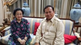 Pertemuan Presiden Prabowo Subianto dengan mantan Presiden Megawati Soekarnoputri. (X.com @bang_dasco)

