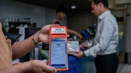 BRI terus memperkuat perannya di ekosistem pembayaran digital, salah satunya dengan catatkan pertumbuhan signifikan pada transaksi merchant dan QRIS. (Dok. BRI)