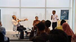 Meet The Leaders Paramadina menampilkan sukses KAI jadi transportasi publik kelas dunia. (Dok. Universitas Paramadina)