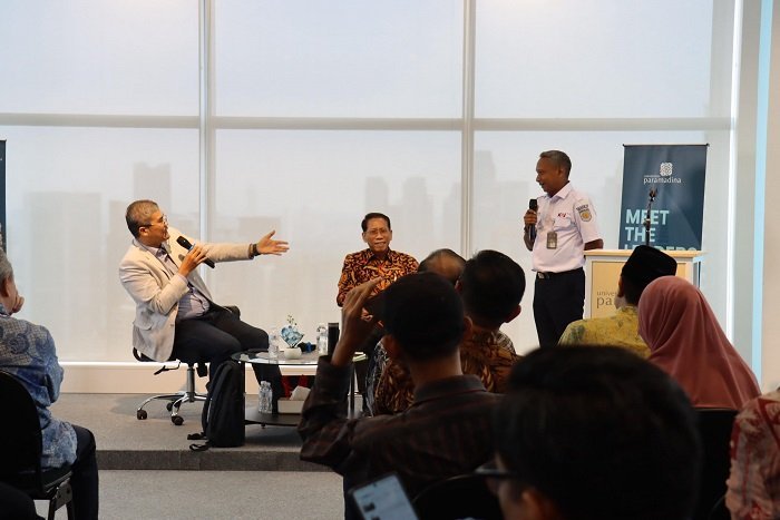 Meet The Leaders Paramadina menampilkan sukses KAI jadi transportasi publik kelas dunia. (Dok. Universitas Paramadina)